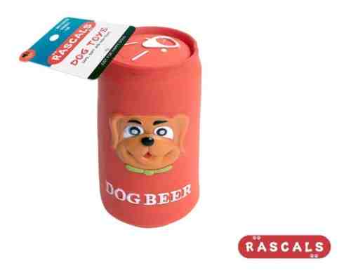JUP3128C LATA Juguete de Vinilo con chifle  ROJO 